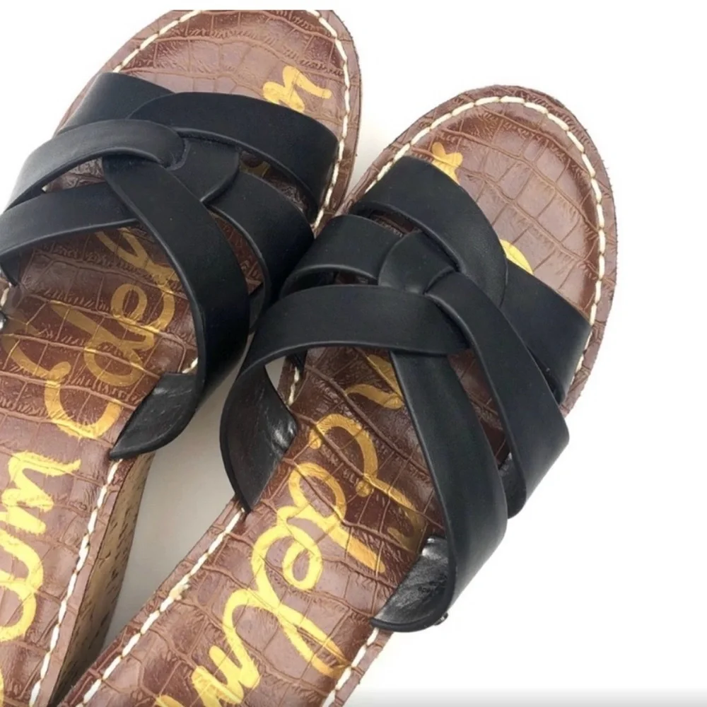 🪴HP! Sam Edelman Regis Cork Sandal Sz 8 - Picture 1 of 7